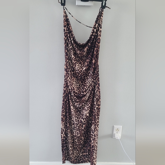 Zara Leopard Print Maxi Dress - Picture 5 of 5